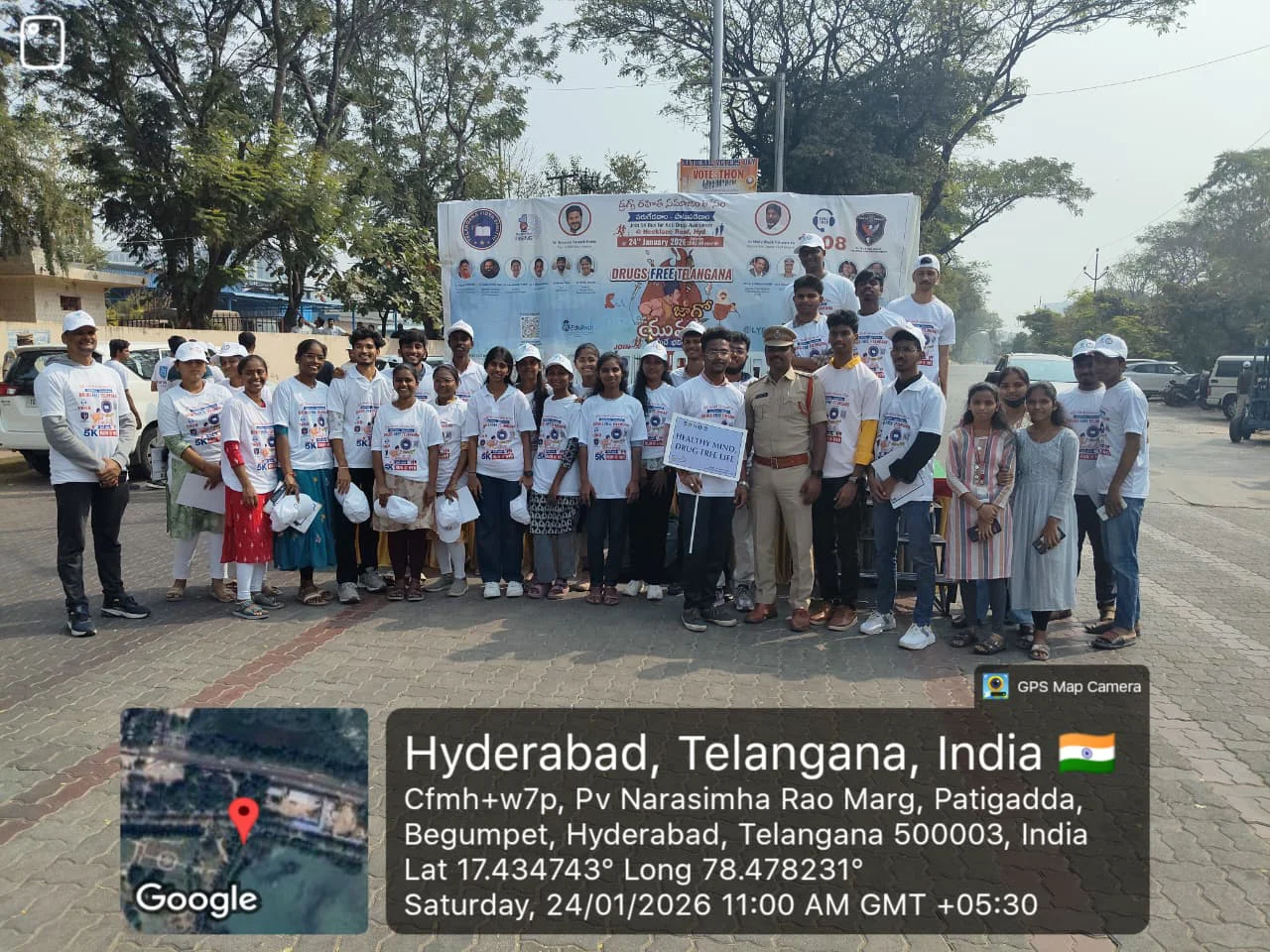 Join 5k Run Anti Drugs Awareness Program At Necklace Road on 24.01.2026 - 3